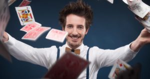 Gus, l'illusionniste en spectacle à Paris