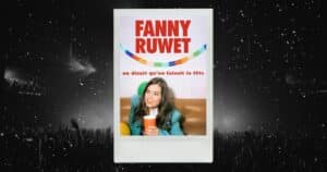 Affiche du spectacle de Fanny Ruwet « On disait qu’on faisait la fête »